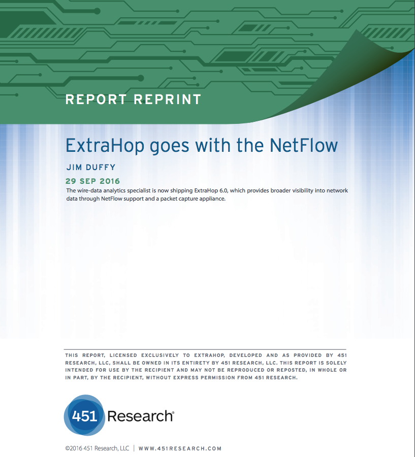 451 Report on ExtraHop Netflow Capabilities