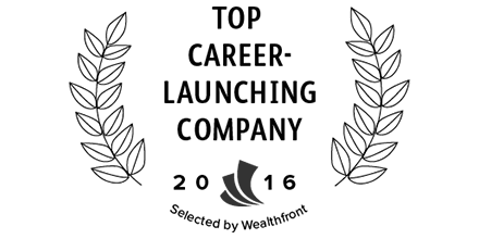 Wealthfront Top Career-Launching Company 2016 badge