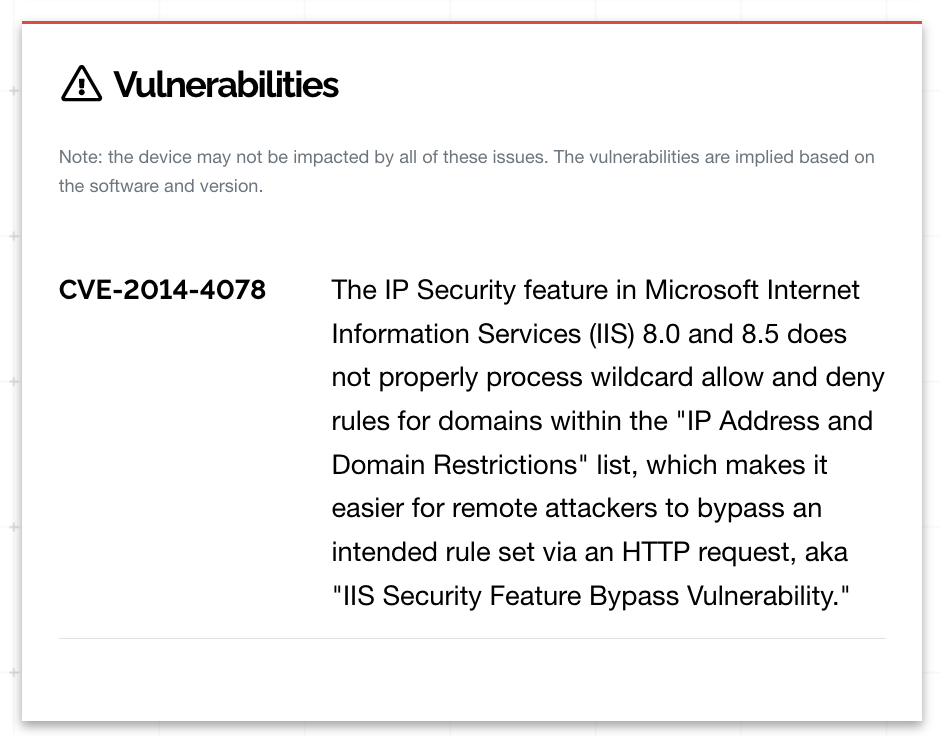 Microsoft IIS Vulnerability
