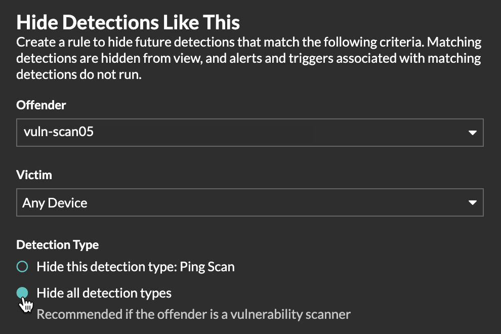 Hide Detections Like This