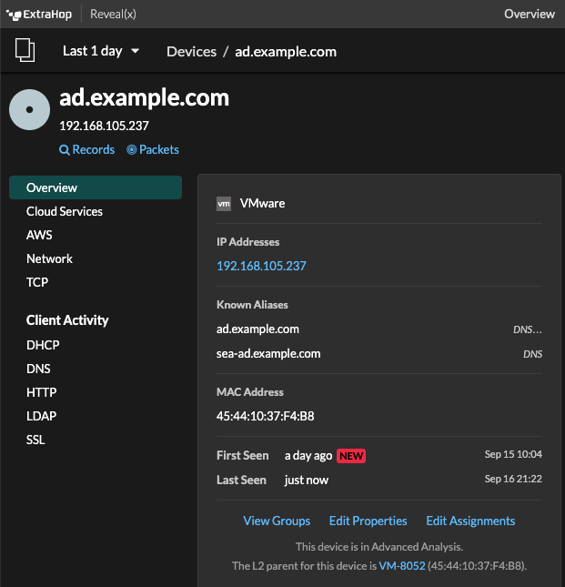 Multiple DNS Names