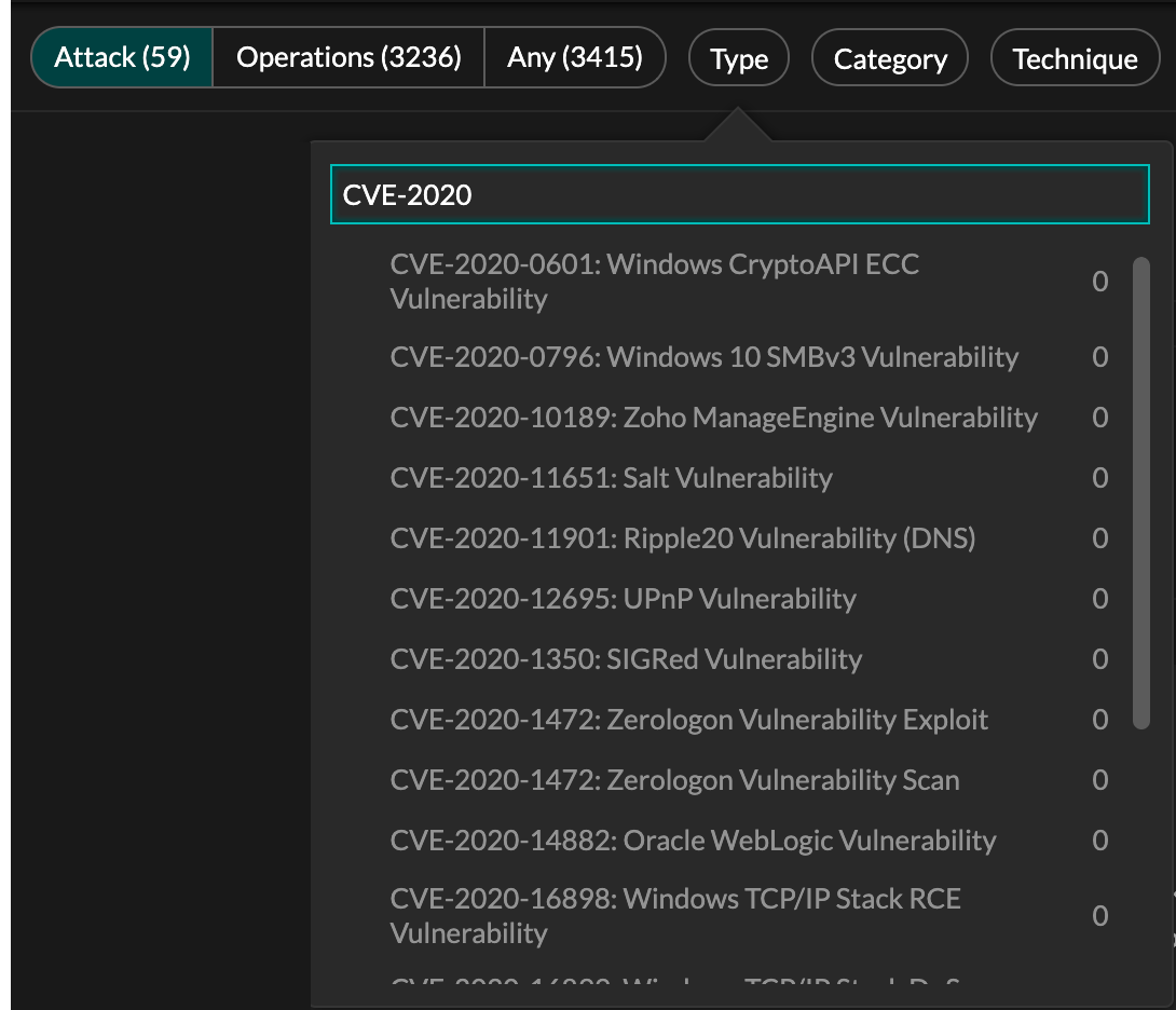 Filter by CVE ID