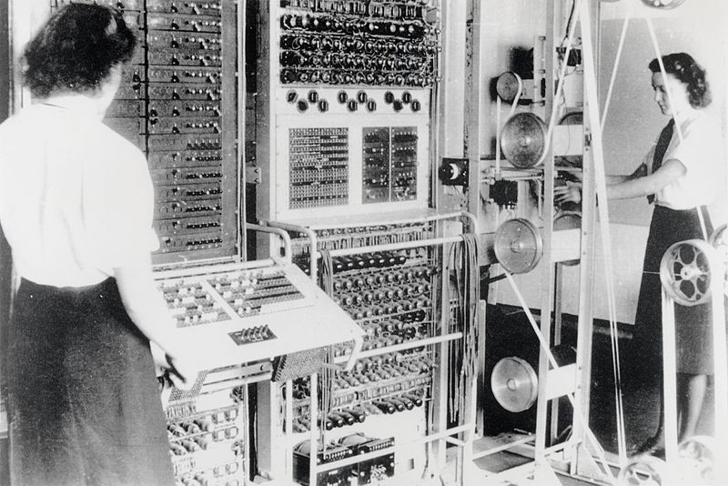 A Colossus Mark 2 codebreaking computer from WWII