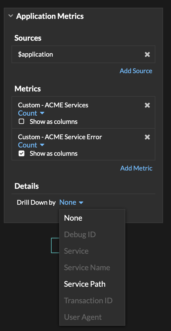 Application Metrics