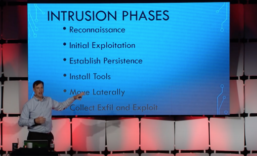 Rob Joyce presents the NSA's 7 phases of network intrusion