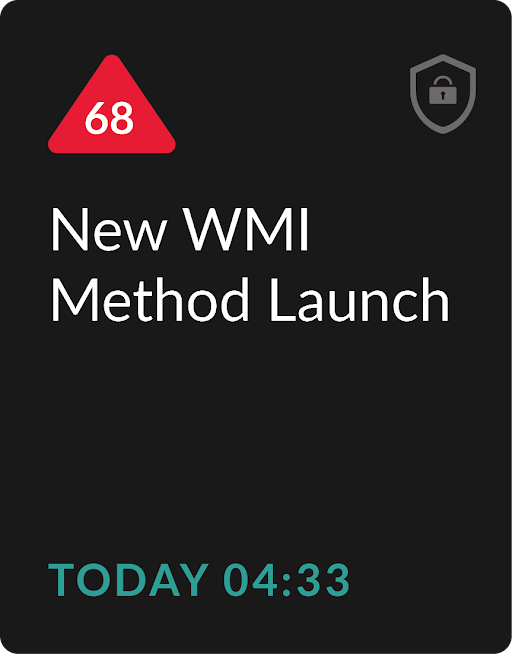 New WMI method launch detection in Reveal(x) timeline view