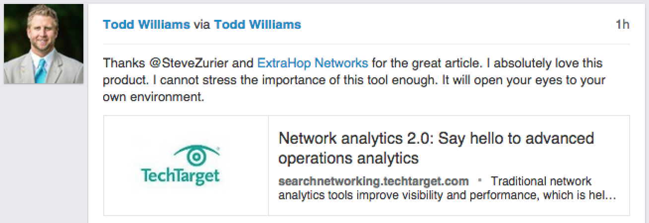 Todd Williams of MEDHOST uses ExtraHop to turn IT into a profit center
