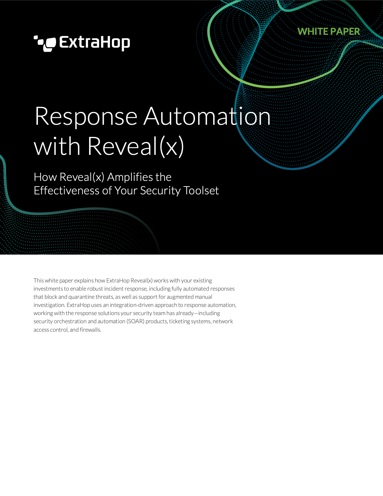 Reveal(x) Response Automation White Paper