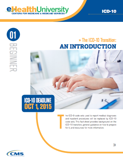 The Centers for Medicare &amp; Medicaid Services offers a helpful ICD-10 factsheet explaining the conversion.